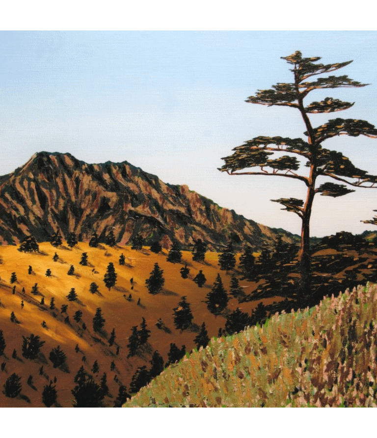 山1(石鎚山) | 山岡正油絵美術館